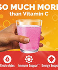 Emergen-C 1000Mg Vitamin C Powder With Antioxidants B Vitamins And Electrolytes Vitamin C Supplements For Immune Support Caffeine Free Drink Mix Raspberry Flavor - 60 Count/2 Month Supply