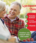 Healthspan Lycopene 15mg (2 Months Supply) | Natural Source Lycopene with Vitamin E | Rich in Tomato Phytonutrients | Non-GMO Tomatoes | Vegan