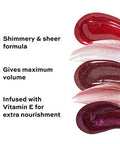 Revolution Beauty London Revolution Shimmer Bomb Lip Gloss Lip Tint Infused With Vitamin E Shimmery Finish Comes In 6 Colors Glimmer