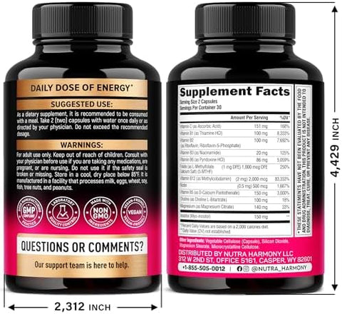 Nutraharmony Vitamin B Complex and Menopause Capsules
