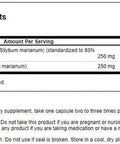 Swanson Milk Thistle - 100 Capsules - Herbal Liver Support Supplement for Overall Health and Wellbeing