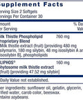 Life Extension Advanced Milk Thistle, Silymarin, Silybin, Phospholipids, Promotes Healthy Liver Function, Gluten-Free, Non-Gmo, 60 Softgels