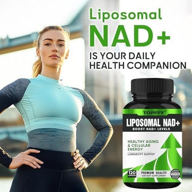Liposomal Nad+ Supplement 500 Mg, With Tmg 250 Mg, Boost Nad+ High Absorption For Cellular Energy And Age Resist-120 Capsules