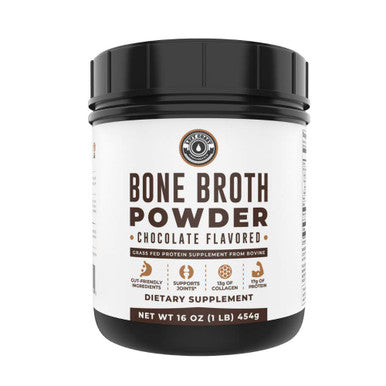 Left Coast Performance Chocolate Bone Broth and Multi Collagen Powder for Joint Hair Skin and Nails Support