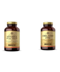 Solgar Vitamin E 670 Mg (1000 Iu) 100 Mixed Softgels - Natural Antioxidant Skin & Immune System & Chelated Zinc 250 Tablets - Zinc For Healthy Skin - Supports Cell Growth & Dna Formation