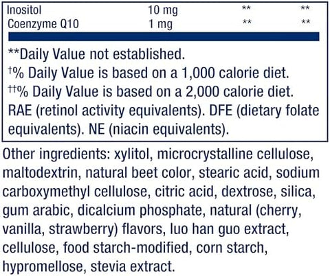 Life Extension Children's Formula Mixa" multivitamin for Kids 18 Essential Vitamins and Minerals Berry Flavored with no Added Sucrose GlutenFree NonGMO 120 chewable Tablets