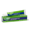 Curad Petroleum Jelly Skin Protectant Ointment for Dry Cracked Skin 1 oz Tube (12 Pack)