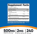 Nutricost Gaba (Gamma Aminobutyric Acid) + Vitamin B6 500Mg Per Serving 240 Capsules