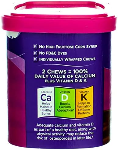 Viactiv Calcium Choc Chew Size 60ct Viactiv Calcium Chocolate Chew 60ct