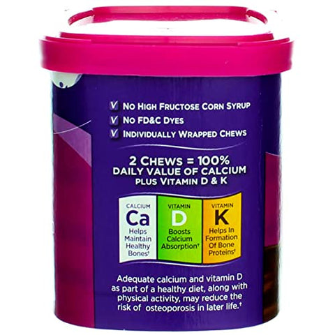 Viactiv Calcium Choc Chew Size Viactiv Calcium Chocolate Chew 60ct 60ct