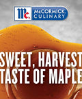 McCormick Culinary Imitation Maple Flavoring, 16 fl oz - One 16 Fluid Ounce Bottle of Maple Flavoring Extract for Baking, Use in Pancake Batter, Coffee, Cakes, Icings and More