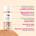 Skinny Tan Tan And Tone Wonder Serum Express - Hydrating Serum With Anti-Aging Q10 Aloe Vera And Vitamin E - 1 Hour Express - 4.9 Oz