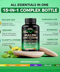 Nutraharmony Mullein Leaf Extract & Turmeric Curcumin Capsules