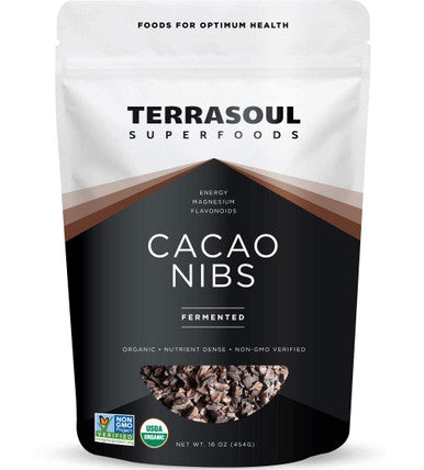 Terrasoul Superfoods Raw Organic Cacao Nibs 2 Lbs (2 Pack) - Raw | Keto | Vegan