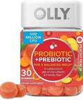 Olly Ultra Strength Hair Softgels Supports Hair Health Biotin Keratin and Probiotic + Prebiotic Gummy Digestive Support And Gut Health