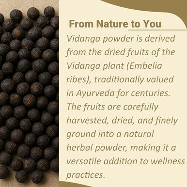 Minature Vidanga Powder (Embelia Ribes) Pure And Natural 227Gram