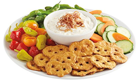 Snack Factory Pretzel Crisps, Honey Mustard & Onion, 7.2 Ounce (Pack of 12)