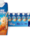 Pure Protein Vanilla Protein Shake, 30g Complete Protein, Vitamins A, C, D, and E plus Zinc to Support Immune Health, Ready to Drink and Keto-Friendly, 11oz Bottles, 12 Pack