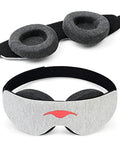 Manta Sleep Manta Slim Sleep Mask Ultra-Light Blackout Eye Mask With Adjustable Eye Cups Soft Strap For Comfortable Sleep Minimalist Design For Better Rest