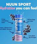 Nuun Sport Electrolyte Tablets - Dissolvable In Water, Variety Pack, 5 Essential Electrolytes For Hydration, 1G Sugar Drink Mix, Vegan, Non-Gmo, 6 Pack (60 Total Servings)