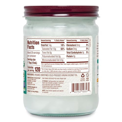 Nutiva Coconut Oil, 14 Ounce