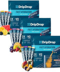 Dripdrop Hydration Electrolyte Powder Packets PiaÂ±A Colada Mango AaAa Passion Fruit Watermelon Berry Lemon Orange Fruit Punch Grape Strawberry Lemonade Cherry 96 Count