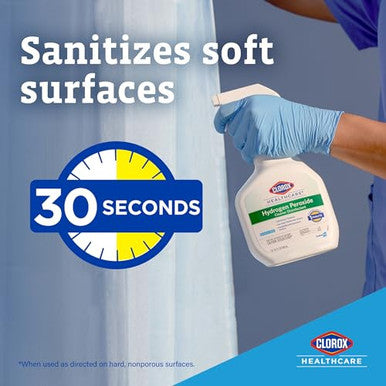 Clorox Healthcare Hydrogen Peroxide Cleaner Disinfectant Refill Bleach Free 128 Fluid Ounces Pack Of 4 (Package May Vary)