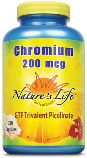Nature's Life Chromium 200 mcg | 250 ct
