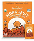 SweetLeaf Organic Monk Fruit Sweetener, Granular - 28.2 Oz Bag | Keto Friendly Natural Sugar Substitute for Coffee, Tea, and Baking, Zero Calorie, Non GMO, Sugar Free