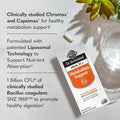 Garden Of Life Dr. Formulated Multi+ Metabolism Support Fermented Liposomal Multivitamin + Chromax Capsimax Berberine and Probiotics 30 Capsules