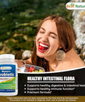 Best Naturals Probiotics For Women 100 Billion Cfu 10 Strains + Prebiotics Fiber + Digestive Enzyme Blend + Women'S Health Herbal Blend Immune Digestive & Gut Health 60 Deleyaed Capsules