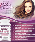Purely Optimal Hair Growth Vitamins Supports Thicker Stronger Hair Growth Healthy Skin and Nails Biotin Collagen Keratin EasytoTake Unflavored 60 Capsules