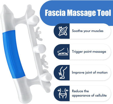 Fascia Massage Tool For Cellulite Trigger Point And Muscle Knots Relief 3-In-1 Myofascial Release Tool For Neck Back Psoas Butt Thighs And Deep Tissue