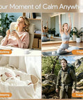 Splenpaw Portable & Mini Rechargeable White Noise Machine With 22 Soothing Sounds 3 Timer Options Memory Function For Baby Kids Adults Use For Travel Camping Home Nursery & Office