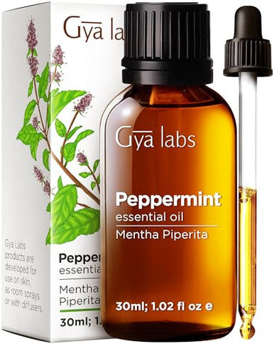 Gya Labs Lavender Oil Essential Oil For Diffuser & Peppermint Oil For Hair Set - Aromatherapy Grade Essential Oils Set - 2X30Ml - Gya Labs