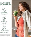 Country Farms Super Greens Power Pack 50 Organic Super Foods Greens Powder With Probiotics For Gut Health & Bloating Relief Supports Energy Unflavored & Berry 40 Serving