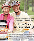 Vitamin B Complex With Vitamin C (4 Month Supply) Plus High Absorption Magnesium Bisglycinate Capsules (4 Month Supply)