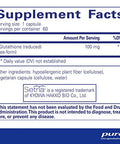 Pure Encapsulations Reduced Glutathione 100 mg 60 vcaps