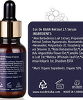 Retinol 2.5% Solution Facial Serum With Vitamin E Facial Crepe Erase Age Spot Remover High Strength Solution For Face Without A Prescription 2 Fl Oz (60Ml)
