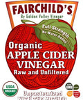 Fairchild's Organic Raw and Unfiltered Apple Cider Vinegar 32 FL - Two Pack