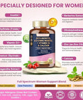 Totaria Myo-Inositol & D-Chiro Inositol Supplement For Women, Ideal 40:1 Ratio, W/Berberine, Multivitamin, Dim, Calcium, 2050 Mg Inositol For Hormone Balance, Ovarian Function, Overall Health, 120 Ct.
