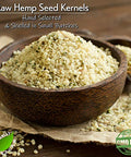 Gerbs Raw Hemp Seed Kernels 2 lbs. | Hulled, No Artificial Additives, Resealable Bag | Mild, Nutty Taste | Top 14 Allergen-Free