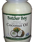 Butcher Boy 76Ãƒâ€šÃ‚Â°f 100% Pure Refined Coconut Oil 1 Gallon