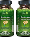 Irwin Naturals Bloataway 60 Liquid Softgels Pack Of 2 Water Balance Support Replenish Electrolytes & Essential Minerals 40 Total Servings