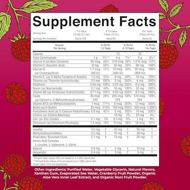 Maryruth's Medium Triad Of Health: Morning Multivitamin Raspberry Nighttime Multimineral Coconut 32Oz