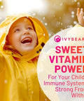 IvyBears Superpower Kids Multivitamin Gummies for Immune Support Strengthen Children's Immune Systems with Vitamins C D2 B6 A Fully Natural BerryFlavored GermanMade Daily Supplement