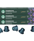 Starbucks by Nespresso Coffee ESPRESSO ROAST (Caramelly Notes Dark Roast) 30 Pods Capsules 3 Sleeve
