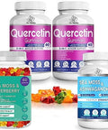 Bio Vitalica (Bundle) Sea Moss Elderberry (1 Pack) & Quercetin (2 Packs) & Sea Moss Ashwagandha (1 Pack)