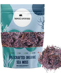 100% Wildcrafted Full Spectrum Purple Sea Moss | Irish Sea Moss | Sun dried | 92 Minerals - Makes 20 + oz of Sea Moss Gel | Full Spectrum Purple Sea Moss (4oz)