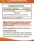 Secrets of the Tribe Chaparral 120 Capsules, 1000 mg, Chaparral (Larrea tridentata) Dried Leaf and Flower (120 Capsules)